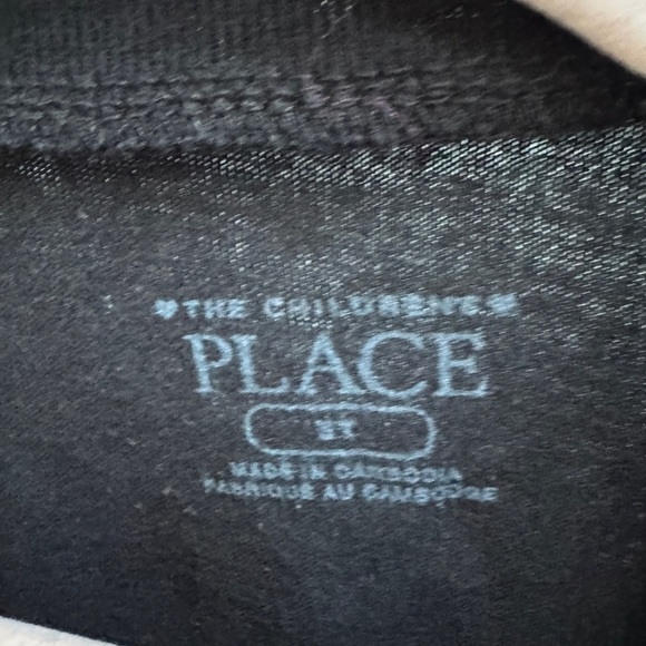 The Children’s Place 3T Black Girls Multiple Dog Long Sleeve Top - Picture 3 of 4